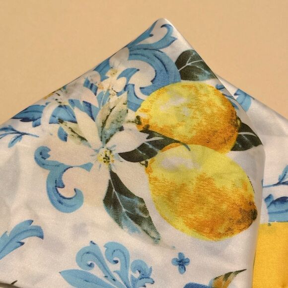 Lemon Print Headscarf P44 - Picture 7 of 7